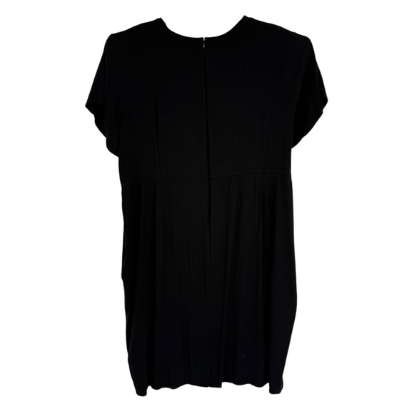 Universal Standard Womens Mary Black Faux Wrap Surplice Sheath Dress Size 2X - Picture 2 of 9